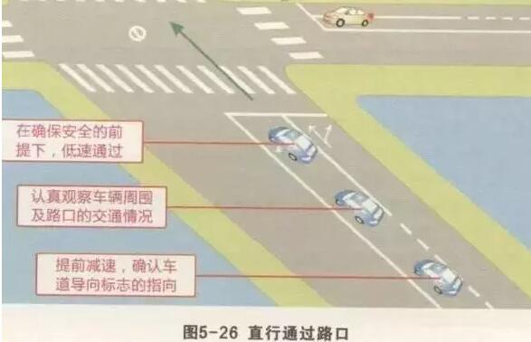 石家庄驾校考试科三直行通过路口